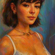 Female Portraits in Different Ways • Larissa Leite• SORA Chronicles #05 – Art Visions by Rod Lovell 