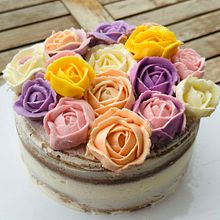 Flores decorativas de buttercream - Brisa de Verão