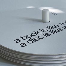 a book is like a disc