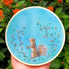 Bordado con needle painting recrea la belleza de la vida salvaje