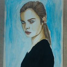 Retrato acuarela 