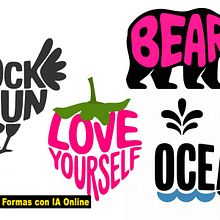 Crear Texto Dentro de una Forma Personalizada