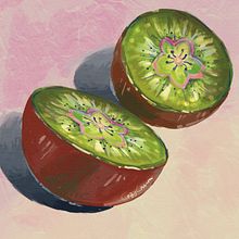 Kiwi Painting Challenge (Digital Oil Painting)