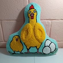 Projeto Almofada Galinha & Pintinho 