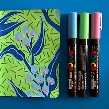 My Botanical Patterns notebook. 
