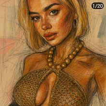 [New Post #22] Daily pencil Portrait Paintings • Best Portrait Projects on Domestika • #portraits #portraitpaintings #procreatebrushes #freebrushes • Art Visions by Rod Lovell (2025)
