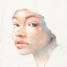 Mi proyecto para el curso: Dibujo de retrato vibrante con lápices de colores