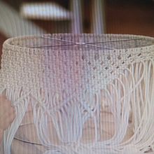 Diseño de lámparas de macramé