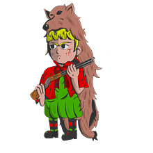 Ilustración de caperucita roja