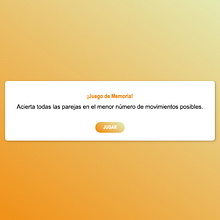 Juego Cards Memori, desarrollado con JavaScript