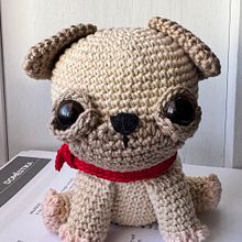 Pug a crochet
