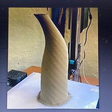 Jarra y esculturas 3d