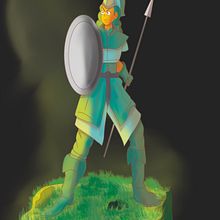 Personaje Cartoon: Minerva la Caballero Turquesa
