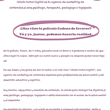 Círculo Malva Digital. Marketing de contenidos para psicólogas, terapeutas, pedagogas y logopedas.