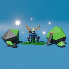 Modelado de personajes low poly para videojuegos