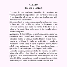 Relato: Policía y ladrón