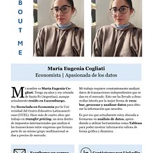 About me - Maria Eugenia
