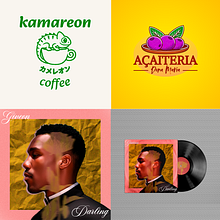 Primeiros projetos de design.