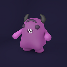 Tonton: Criatura creada en Modelado 3D 