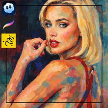 [Daily ART #90] [ChatGpt Image 1.5] Portrait Illustration Creation: Learn AI Techniques,  FREE Prompt #3, Plus Get a Free 200+ Brush Pack and a 10% Domestika Course Coupon #brushset #domestika #procreatebrushes #freebrushes #COUPON #AIPORTRAIT