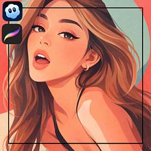 [Art Post #91] Portrait Drawing With AI,  FREE Prompt #3 + FREE! Domestika Coupon - 10% Descuento Domestika - Plus Get a Free 200+ Brush Pack and a 10% Domestika Course Coupon #portraits #brushset #domestika #procreatebrushes #freebrushes #COUPON
