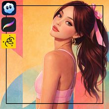 [Art Post #92] Portrait Drawing With AI,  FREE Prompt #4 + FREE! Domestika Coupon - 10% Descuento Domestika - Plus Get a Free 200+ Brush Pack and a 10% Domestika Course Coupon #portraits #brushset #domestika #procreatebrushes #freebrushes #COUPON