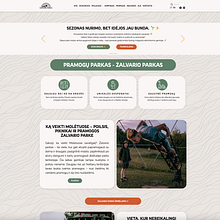 Slow adventure park website