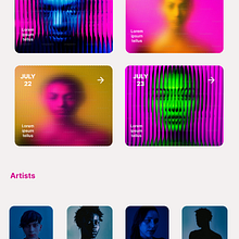 Music festival website