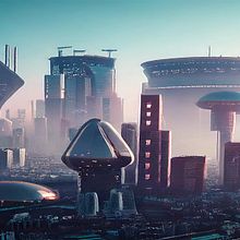 Ciudad Ciberpunk con IA