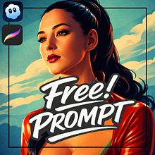 [ART Post #110] Digital Portrait Illustration With AI + FREE Prompt #19 + FREE! Domestika Coupon - 10% Descuento Domestika - Get a Free 200+ Brush Pack and a 10% Domestika Course Coupon #portraits #brushset #domestika #procreatebrushes #freebrushes