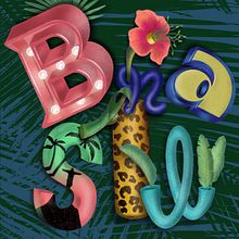 Brazil Tropical Lettering Study x Domestika