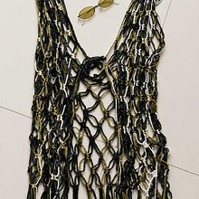 Vintage Macrame Gilet