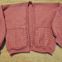 Cardigan en rosa 