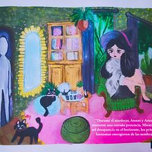 Ilustración y escritura de un libro infantil.