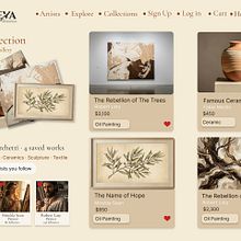 Minaleva — Art Discovery & Purchasing Platform