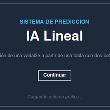 Sistema de predicción Lineal de una Variable con IA