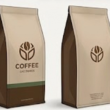 Identidad de marca premiun de café orgánico 