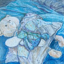 Sinking into the warmest blue