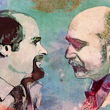 Gerald and Cullen. Traditional illustration project by Rafael Ricoy Olariaga - 06.18.2009
