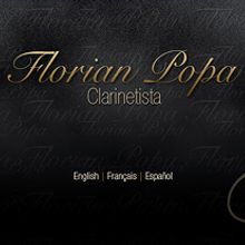 Florian Popa web. Design project by Eloy Ortega Gatón - 07.20.2009
