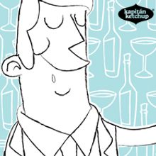 cocktail party. Un progetto di Illustrazione tradizionale di kapitan ketchup - 22.07.2009