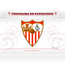 WEB PROGRAMA DE PATROCINIO SEVILLA FC. Design, and Programming project by Emilio Tallafet - 07.22.2009