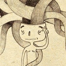 Migrañas. Traditional illustration project by Óscar Lloréns - 07.23.2009
