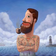 Sailor´s Dream. Traditional illustration project by Javier Verdugo - 09.04.2009