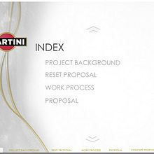 Martini Presentación Interna. Un proyecto de Diseño y UX / UI de Priscila Clementti - 22.09.2009