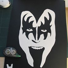 Gene Simmons. Traditional illustration project by Humberto - 10.01.2009