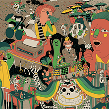 El mes de Noviembre. Traditional illustration project by Caroline Selmes - 10.20.2009