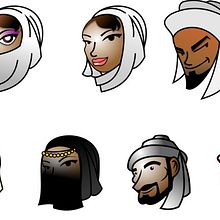 Avatars para telefonía del exterior. Un proyecto de Ilustración tradicional de Nicolas Mastrota - 27.10.2009