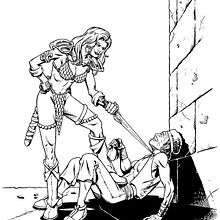 Red Sonja. Traditional illustration project by Tomás Morón Aranda - 11.12.2009