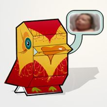 Tarjeta de nacimiento. Design, and Traditional illustration project by Elvira Rojas - 11.23.2009